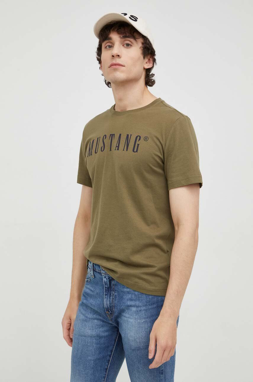 Mustang tricou din bumbac - Pled.ro