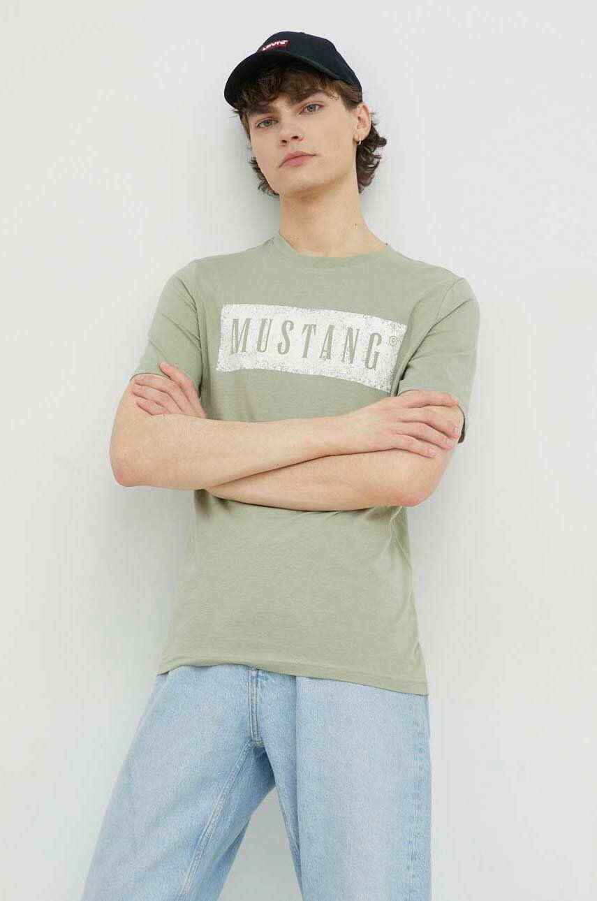 Mustang tricou din bumbac - Pled.ro