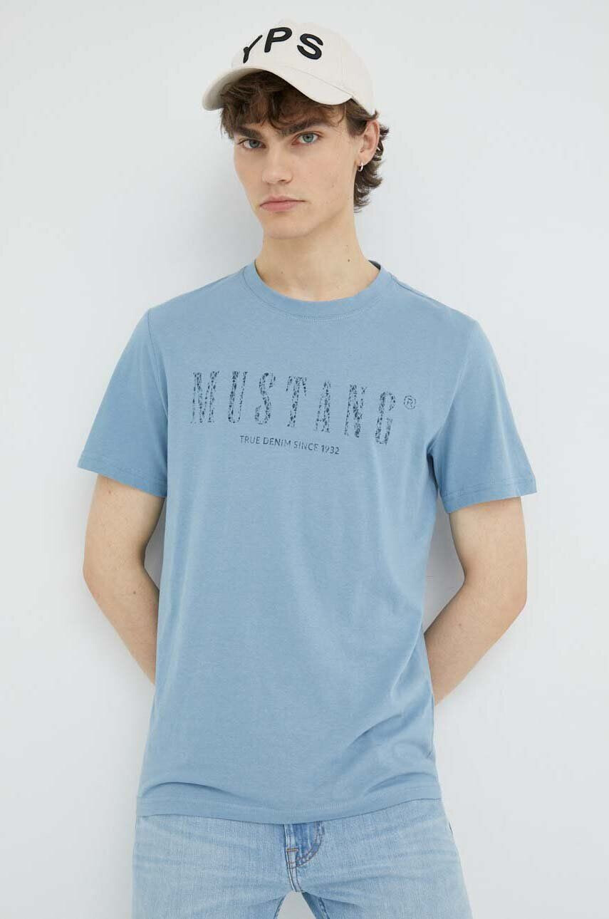 Mustang tricou din bumbac - Pled.ro