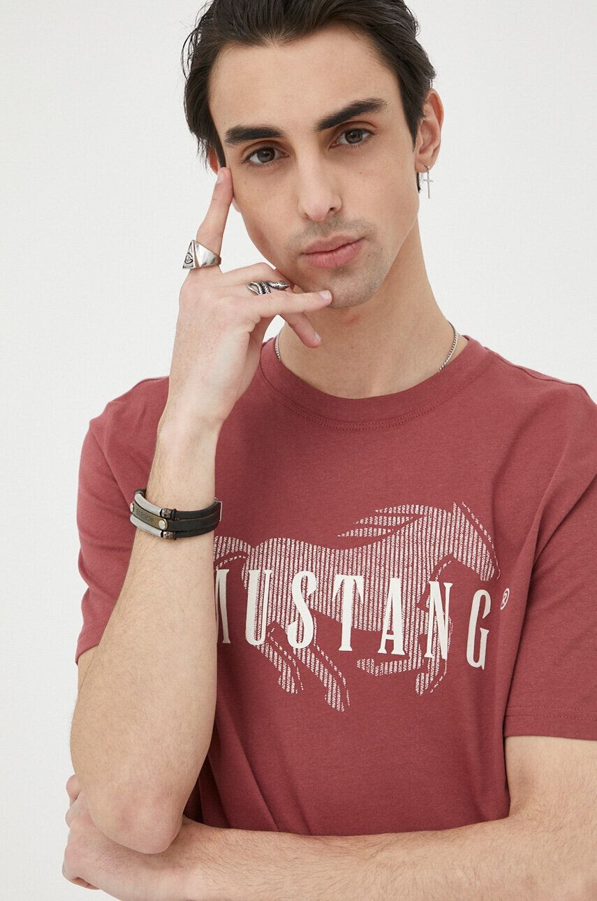 Mustang tricou din bumbac - Pled.ro