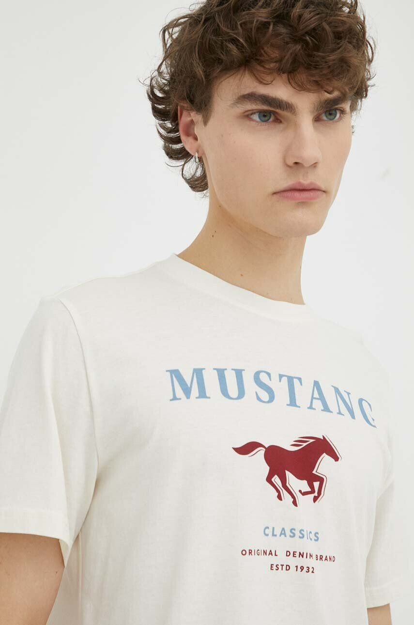 Mustang tricou din bumbac - Pled.ro