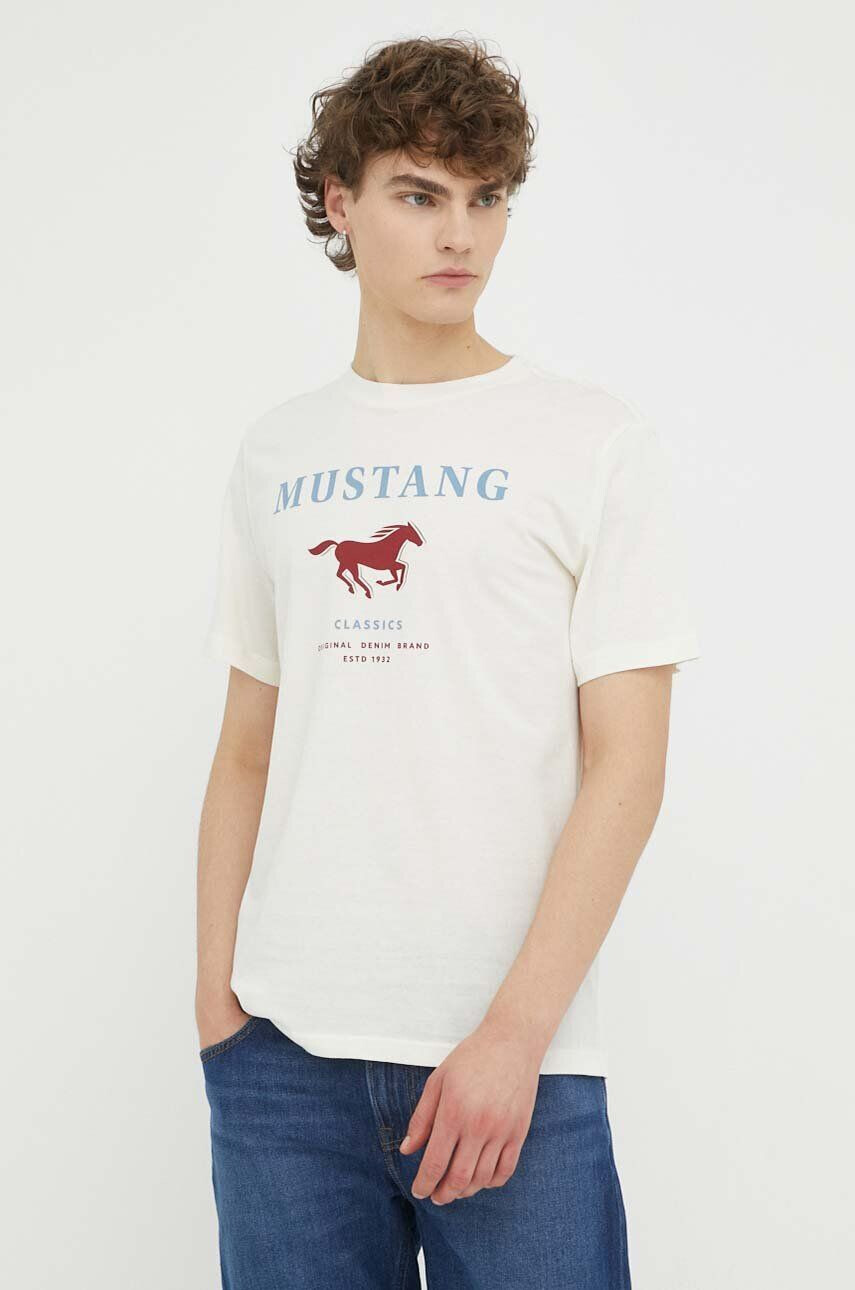 Mustang tricou din bumbac - Pled.ro