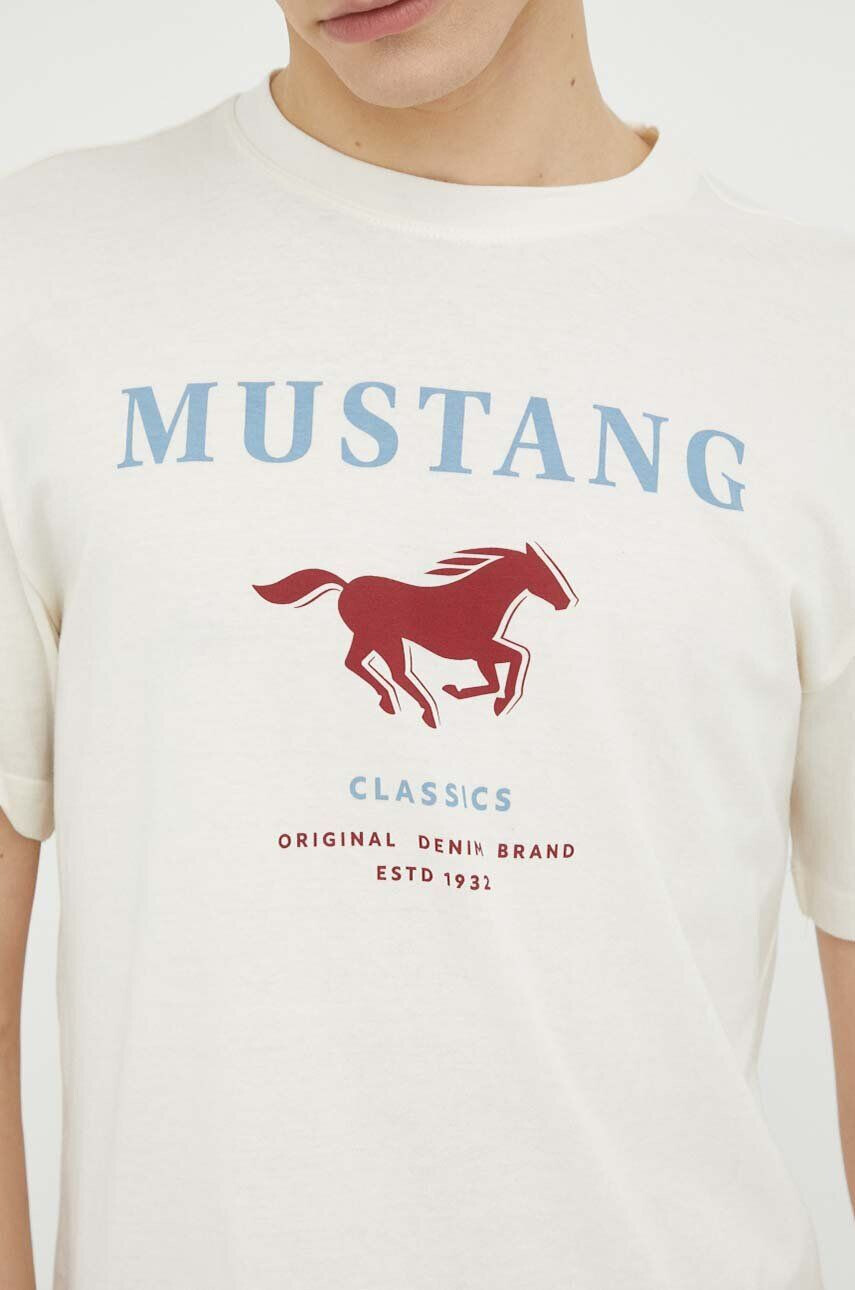 Mustang tricou din bumbac - Pled.ro