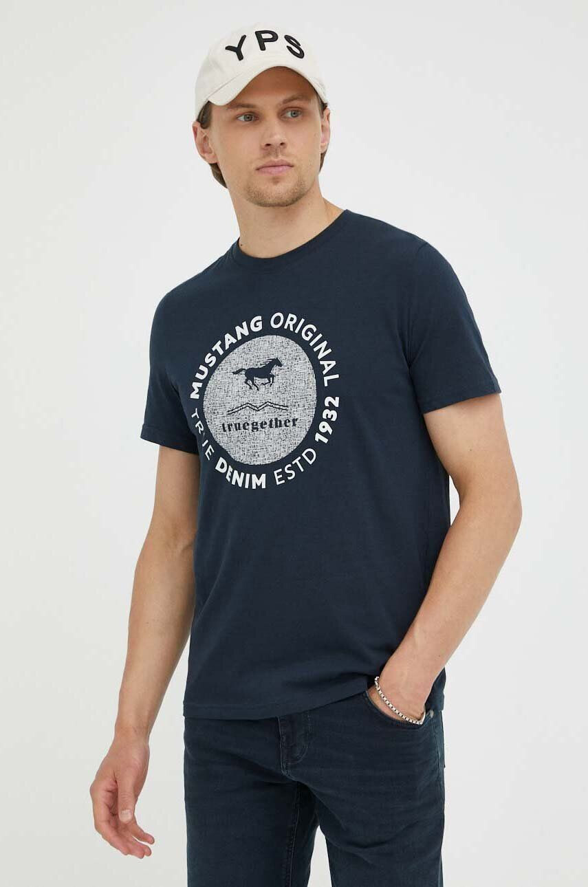 Mustang tricou din bumbac - Pled.ro