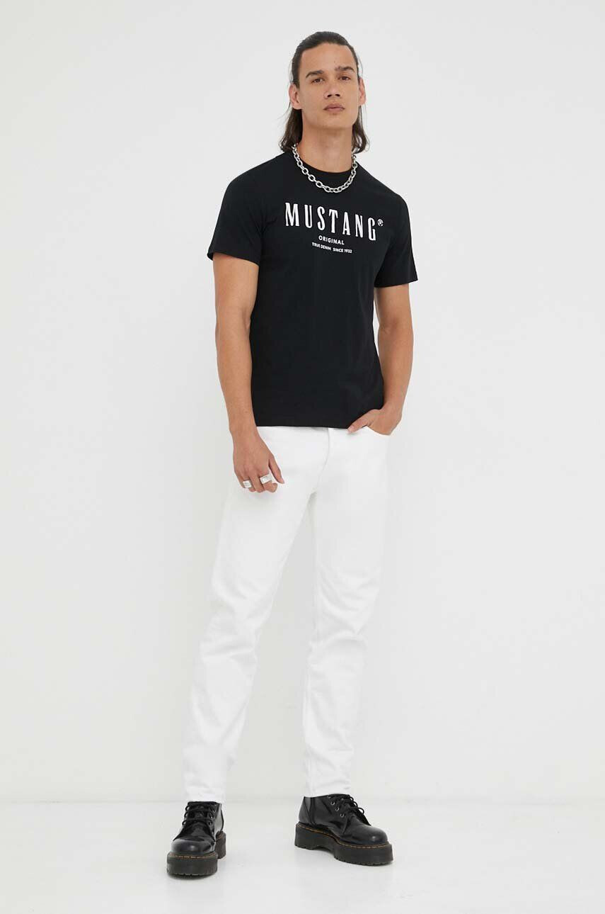 Mustang tricou din bumbac - Pled.ro