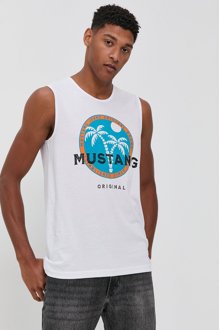 Mustang tricou din bumbac - Pled.ro