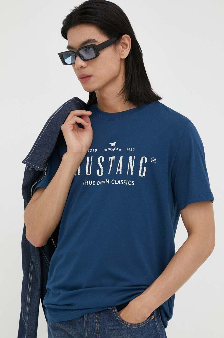 Mustang tricou din bumbac - Pled.ro