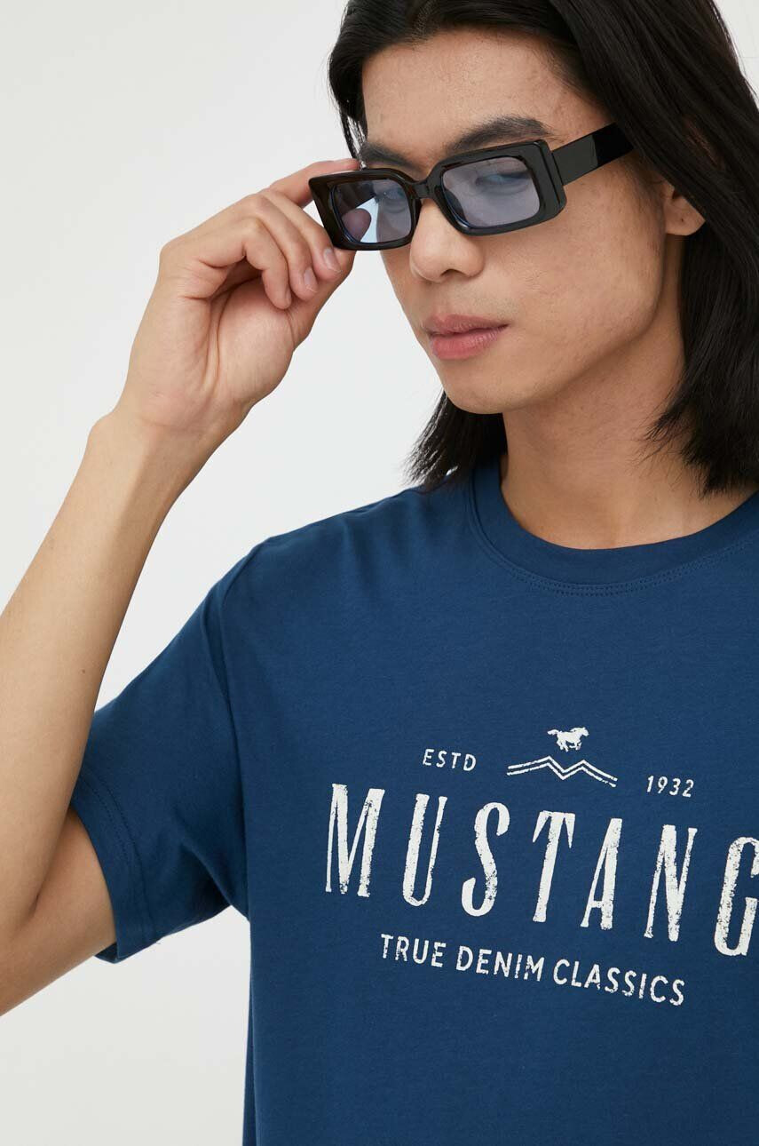 Mustang tricou din bumbac - Pled.ro