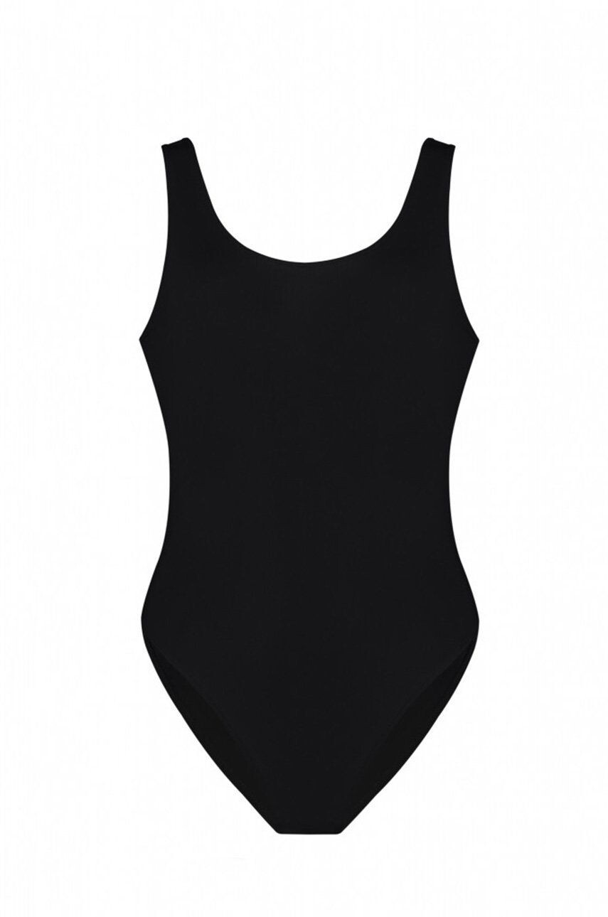 Muuv. costum de baie V Swimsuit culoarea negru cupa moale - Pled.ro