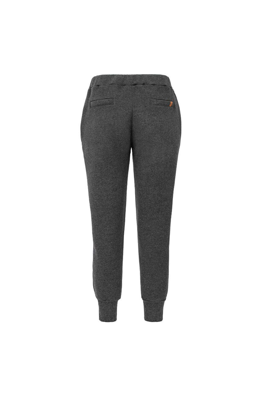 Muuv. Pantaloni Soft Touch femei culoarea gri material neted - Pled.ro