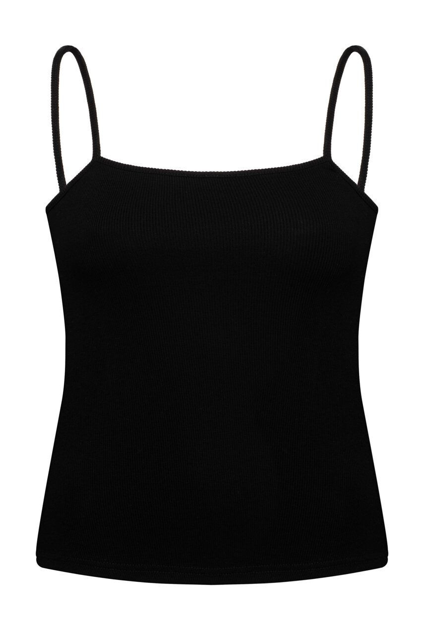 Muuv. Top Top Spaghetti Strap femei culoarea negru - Pled.ro