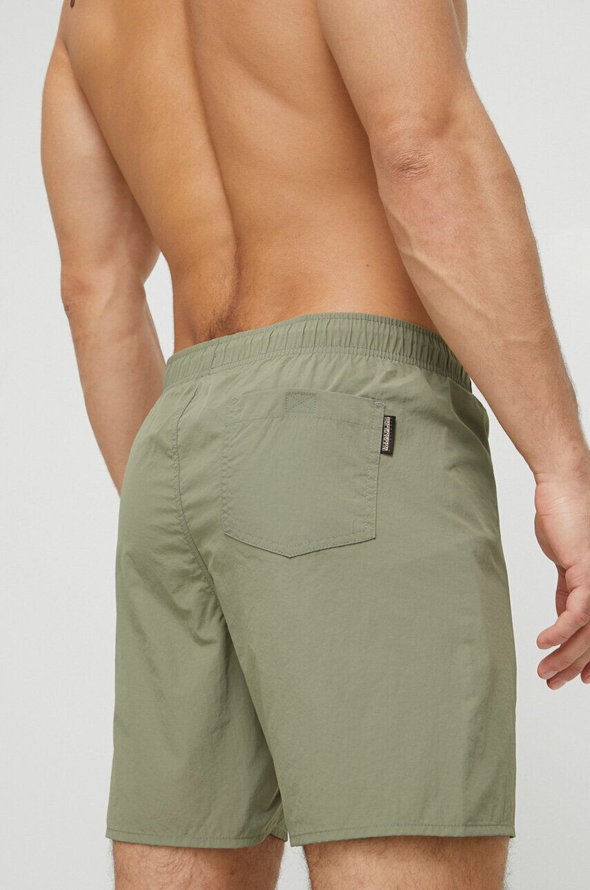 Napapijri pantaloni scurti de baie culoarea verde - Pled.ro