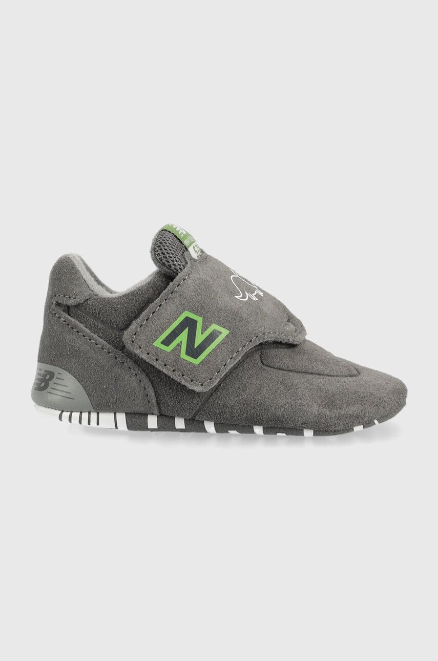 New Balance adidași pentru bebeluși 574 culoarea gri - Pled.ro