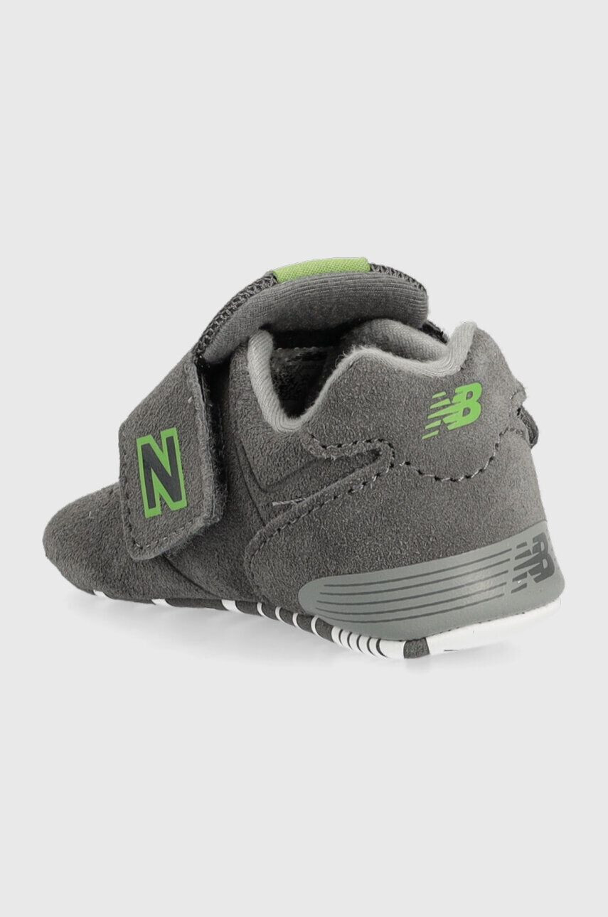 New Balance adidași pentru bebeluși 574 culoarea gri - Pled.ro