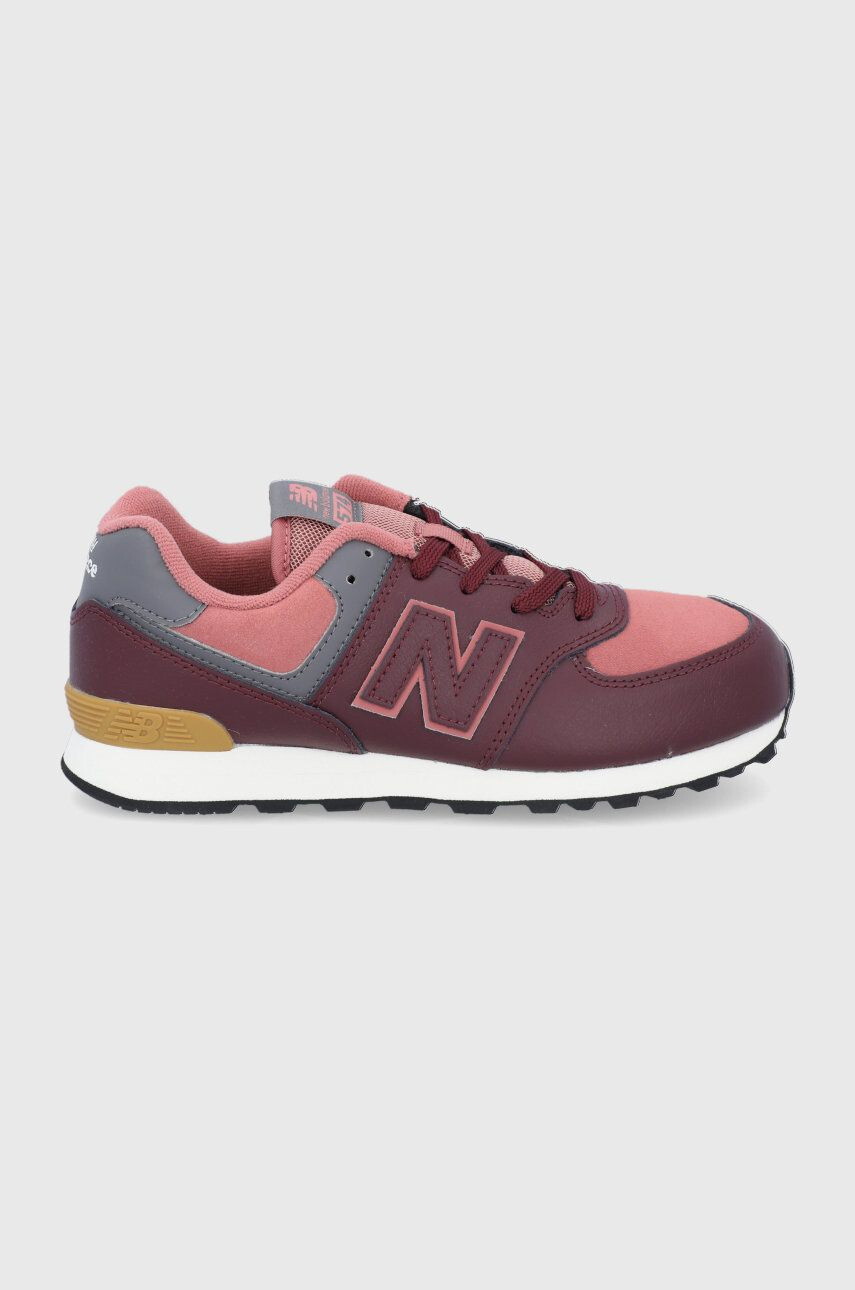 New Balance încălțăminte din piele pentru copii GC574PX1 - Pled.ro