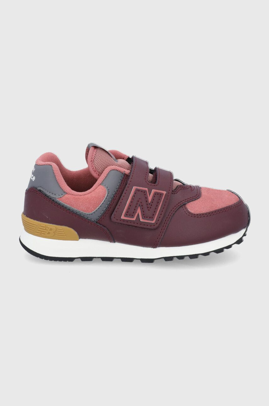 New Balance încălțăminte din piele pentru copii PV574PX1 - Pled.ro