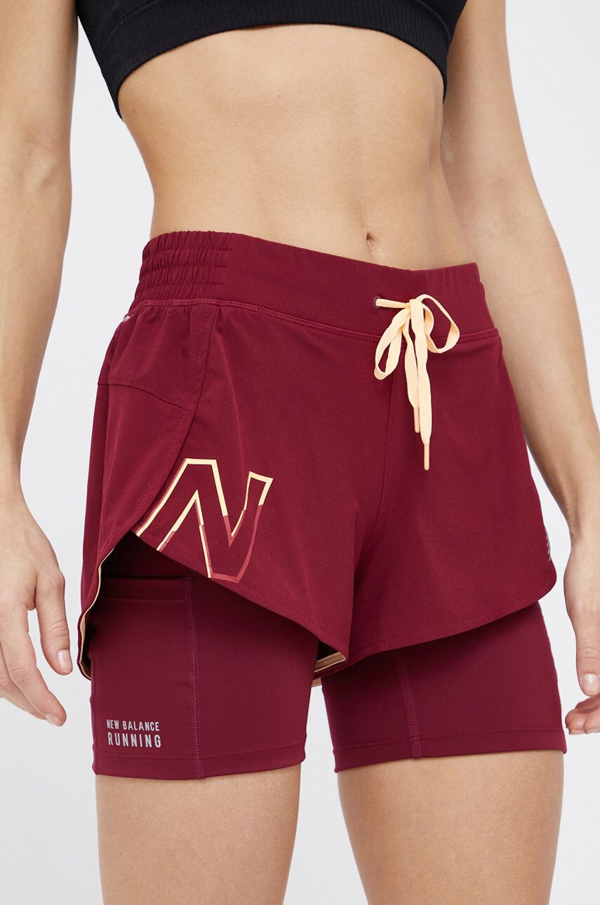 New Balance pantaloni scurti MS21902PGM barbati culoarea albastru marin - Pled.ro