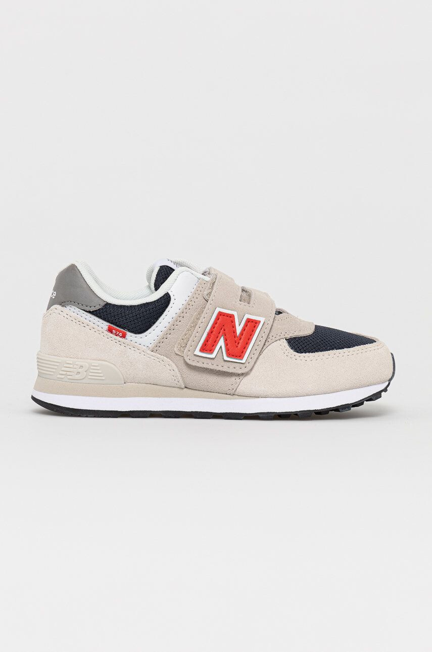 New Balance Pantofi copii PV574SJ2 culoarea gri - Pled.ro