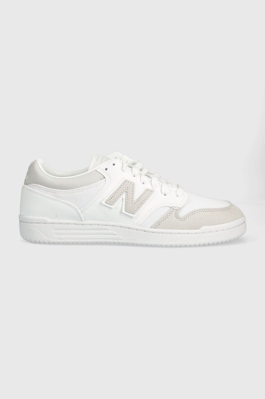 New Balance sneakers BB480LKA culoarea alb - Pled.ro