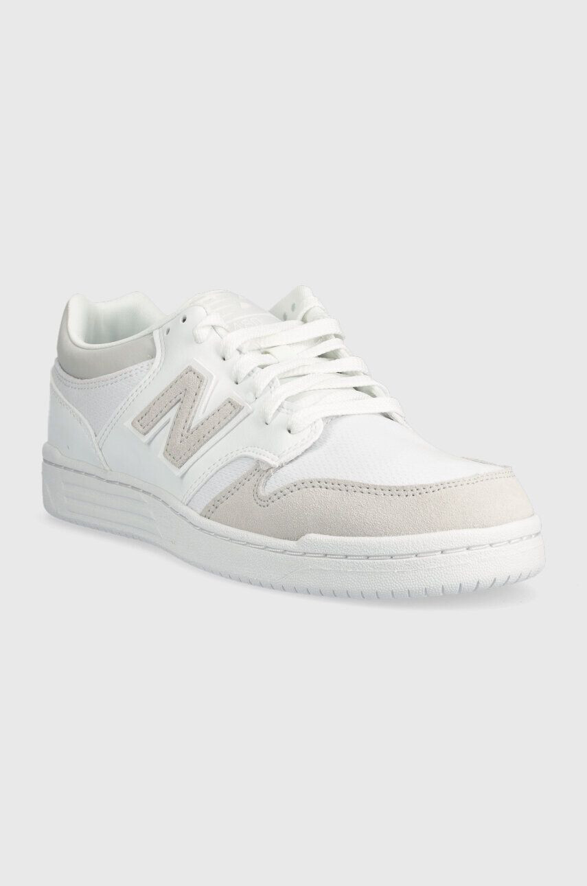 New Balance sneakers BB480LKA culoarea alb - Pled.ro