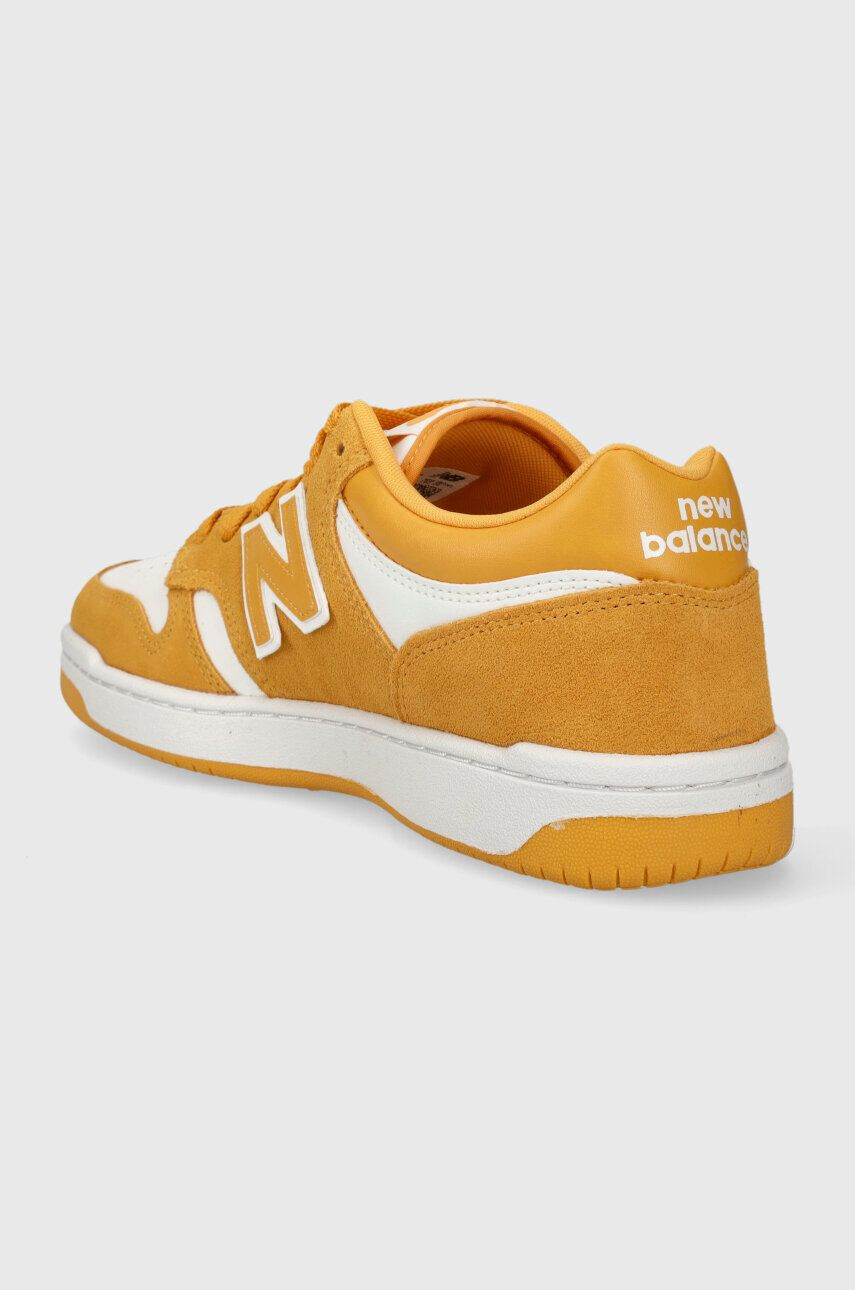 New Balance sneakers BB480LWA culoarea galben - Pled.ro