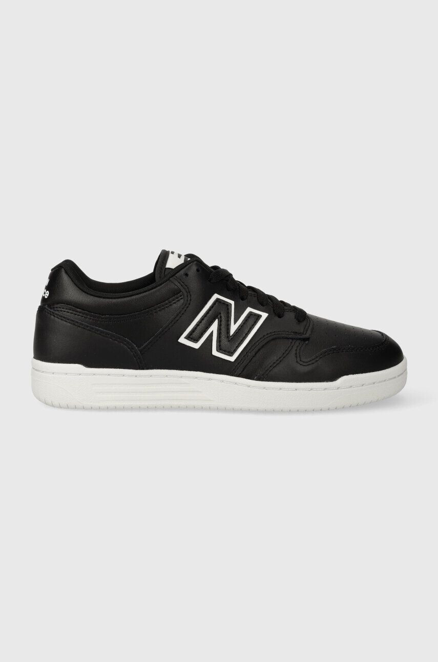 New Balance sneakers din piele BB480LBT culoarea negru - Pled.ro