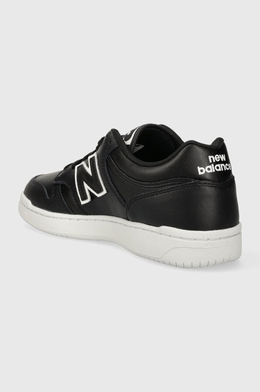 New Balance sneakers din piele BB480LBT culoarea negru - Pled.ro