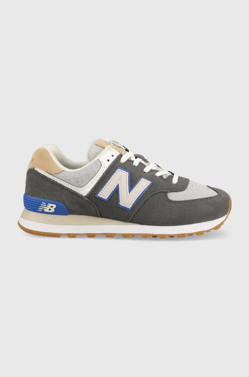 New Balance sneakers din piele întoarsă U574ss2 culoarea gri U574SS2-SS2 - Pled.ro