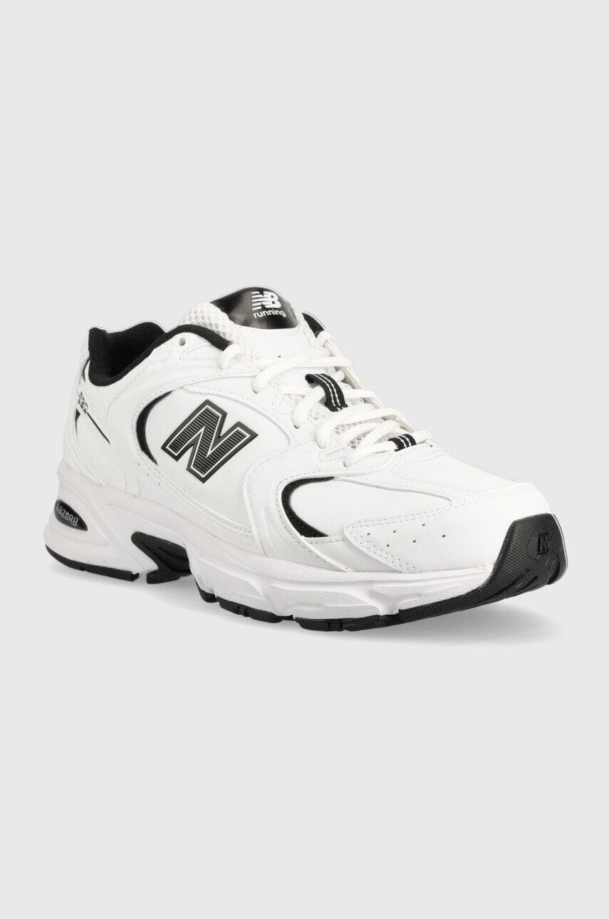 New Balance 530 White Black Leather MR530SYB - Pled.ro