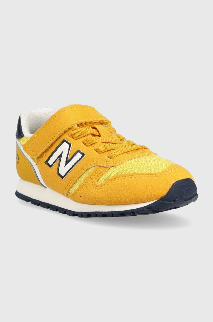 New Balance sneakers pentru copii culoarea portocaliu - Pled.ro