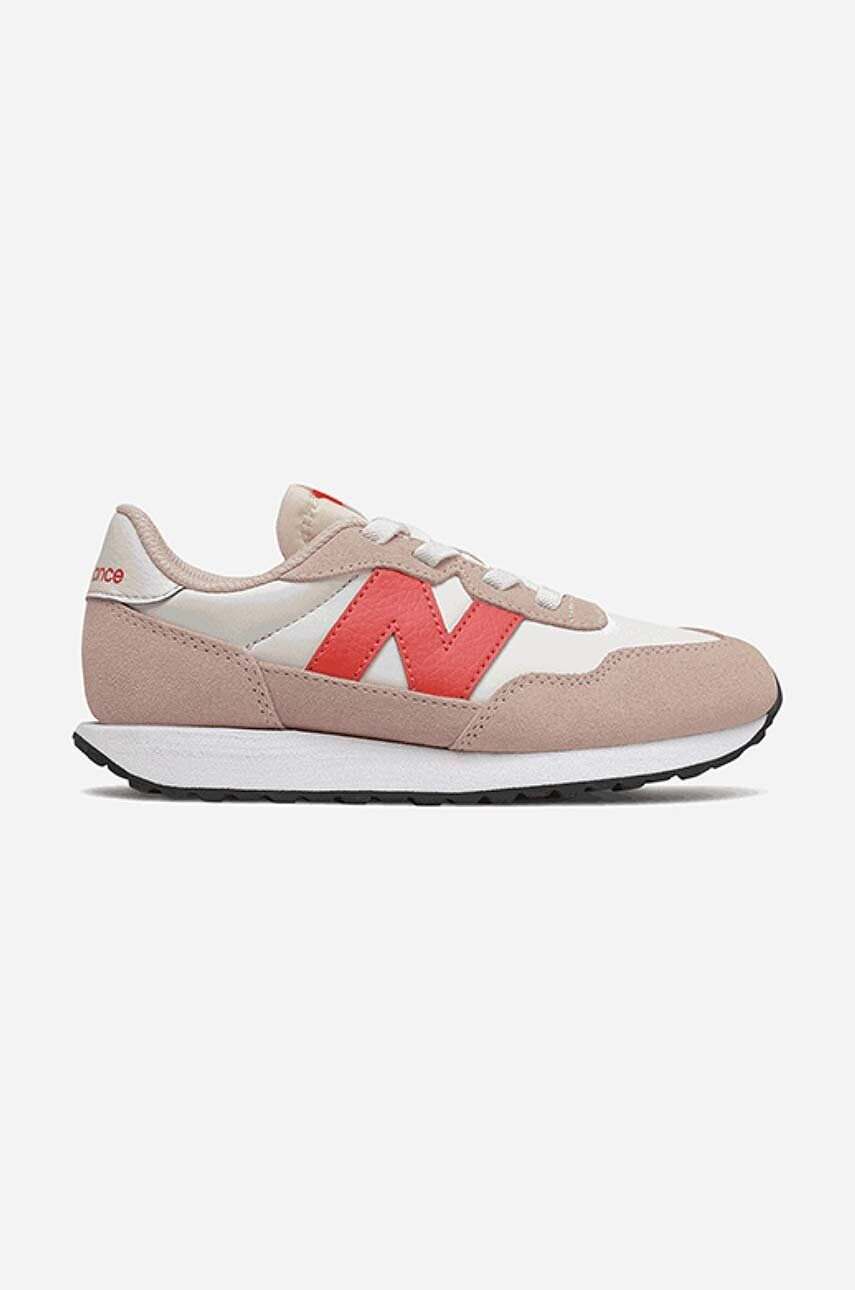 New Balance sneakers pentru copii culoarea roz - Pled.ro