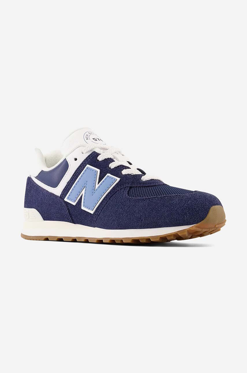 New Balance sneakers pentru copii GC574CU1 culoarea albastru marin - Pled.ro