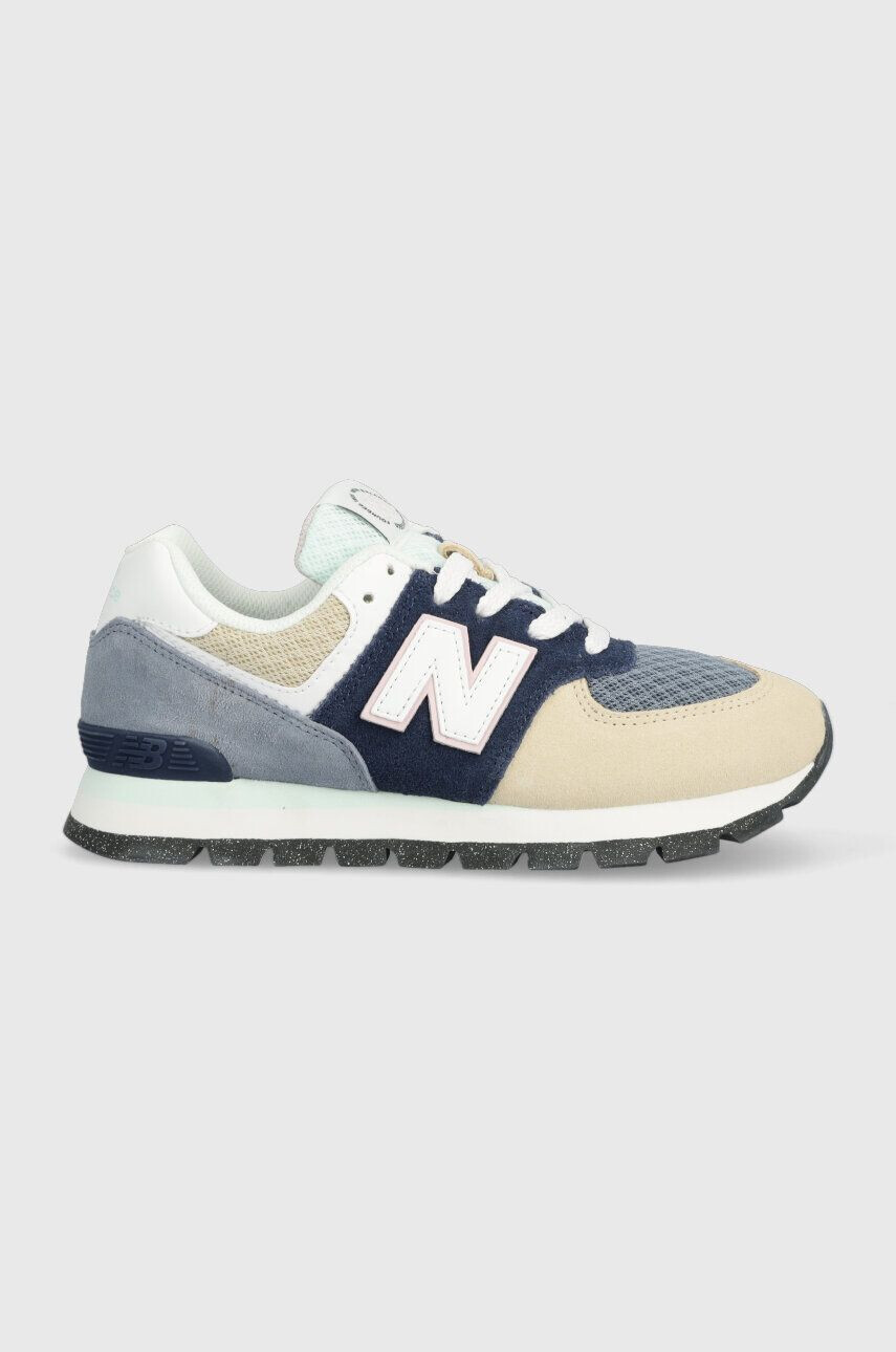 New Balance sneakers pentru copii GC574DN2 culoarea albastru marin - Pled.ro