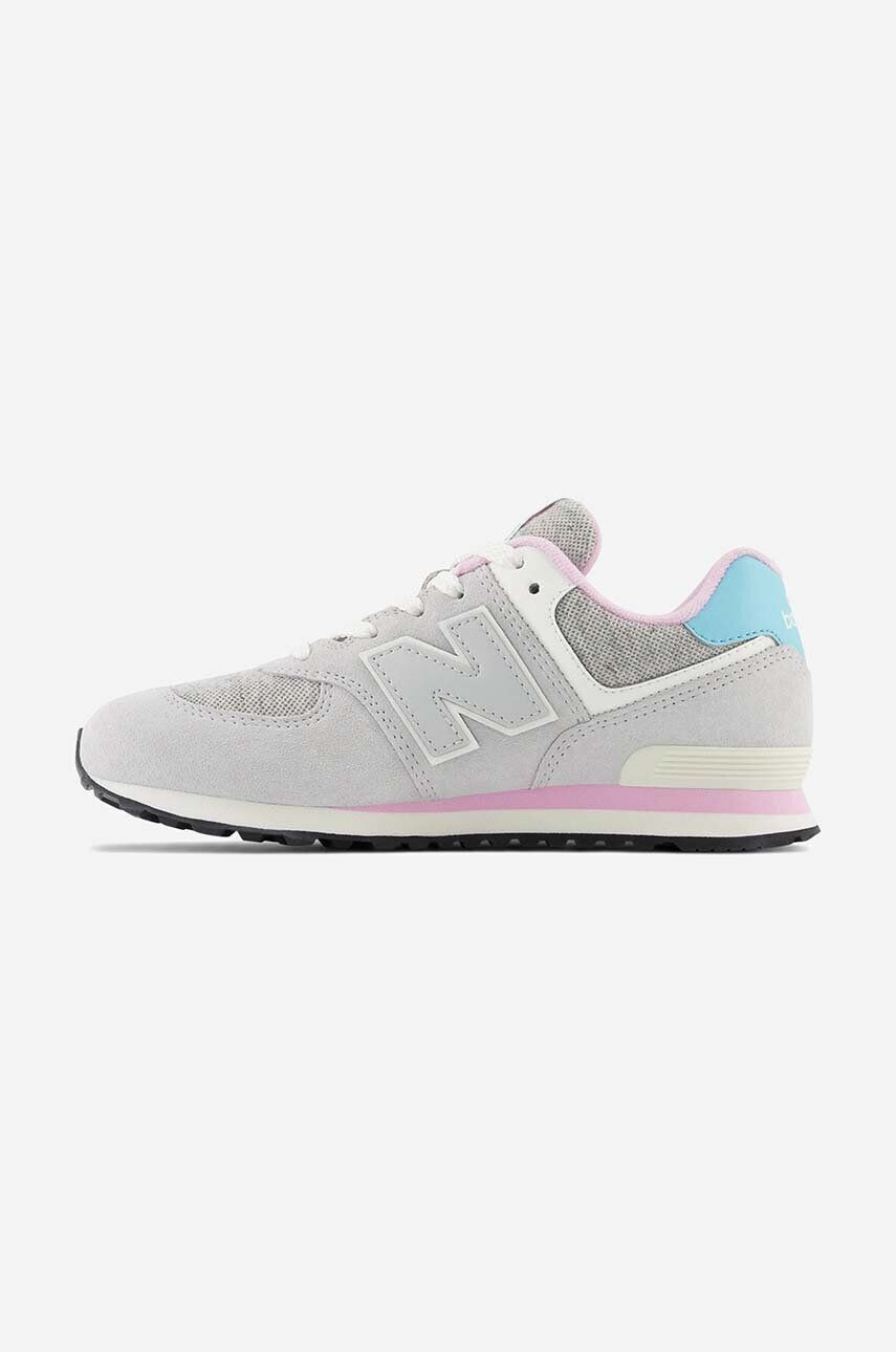 New Balance sneakers pentru copii GC574NB1 culoarea gri - Pled.ro