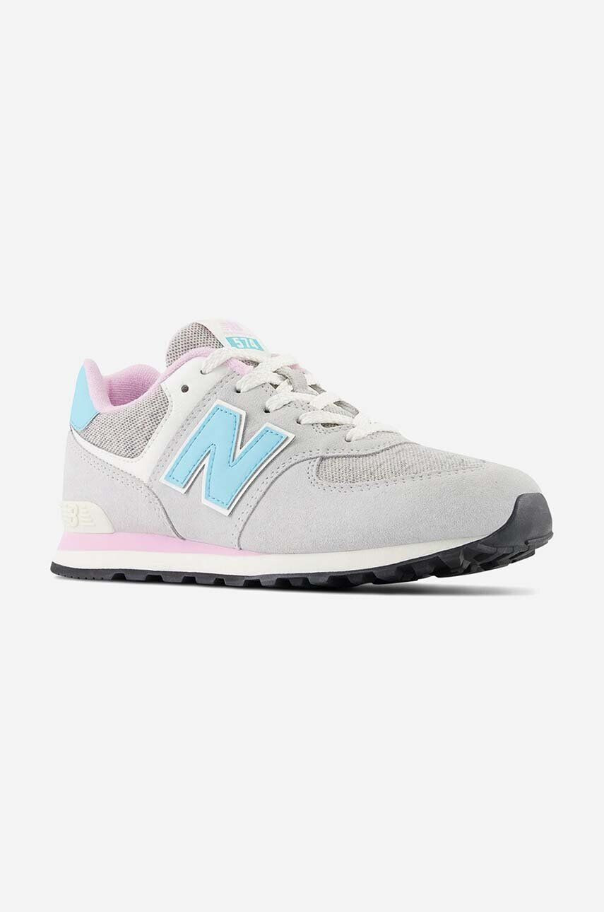 New Balance sneakers pentru copii GC574NB1 culoarea gri - Pled.ro