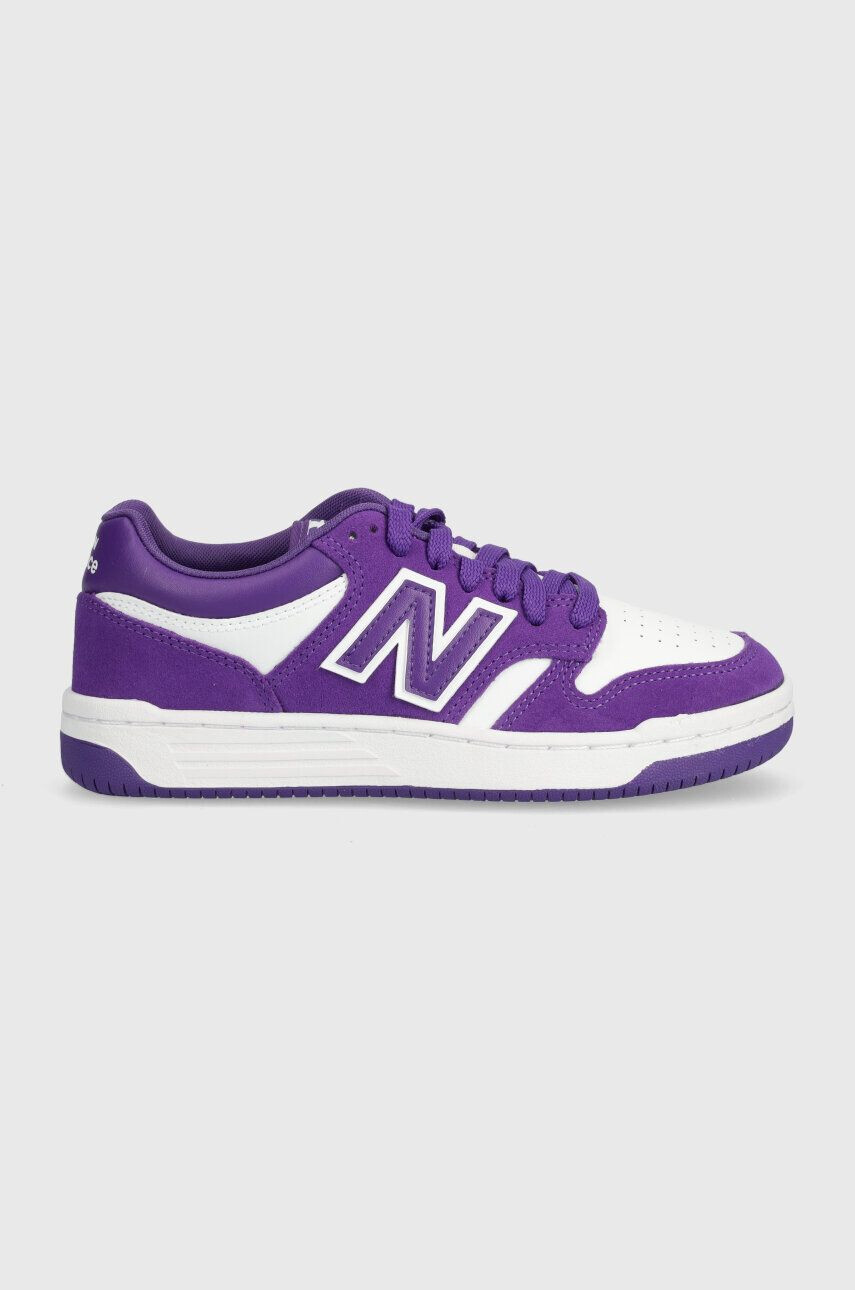 New Balance sneakers pentru copii GSB480WD culoarea violet - Pled.ro