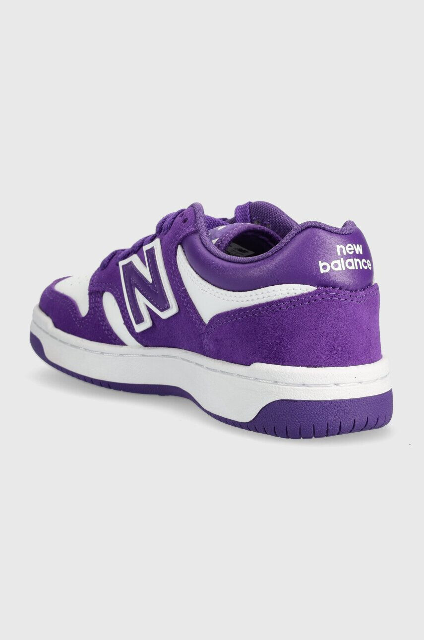 New Balance sneakers pentru copii GSB480WD culoarea violet - Pled.ro