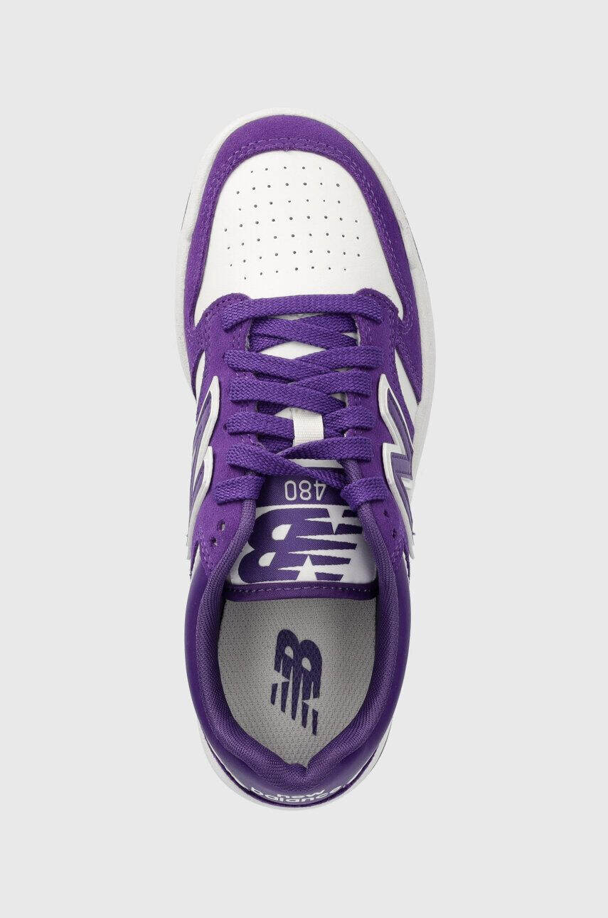 New Balance sneakers pentru copii GSB480WD culoarea violet - Pled.ro