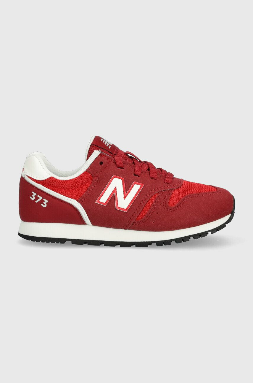 New Balance sneakers pentru copii NBYC373 culoarea rosu - Pled.ro