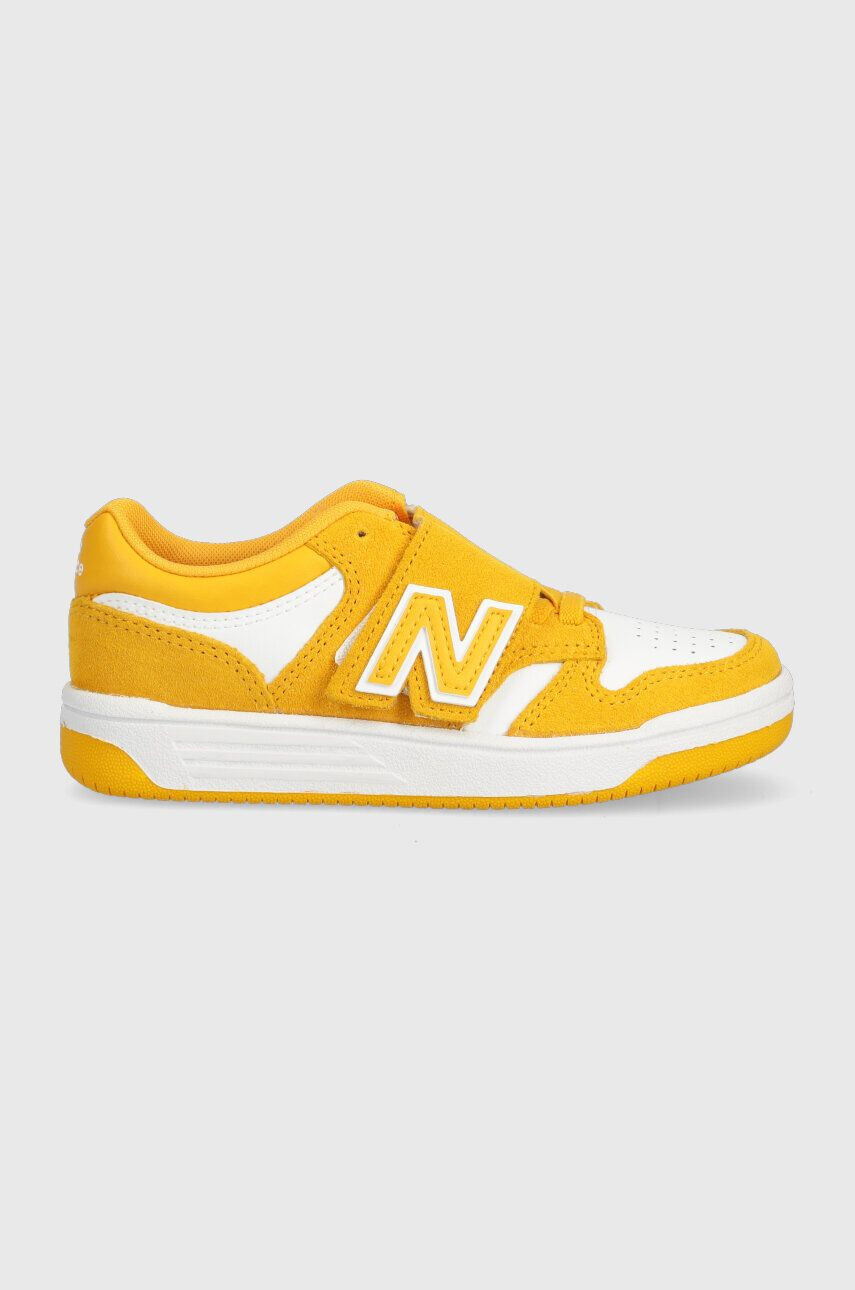 New Balance sneakers pentru copii PHB480WA culoarea galben - Pled.ro