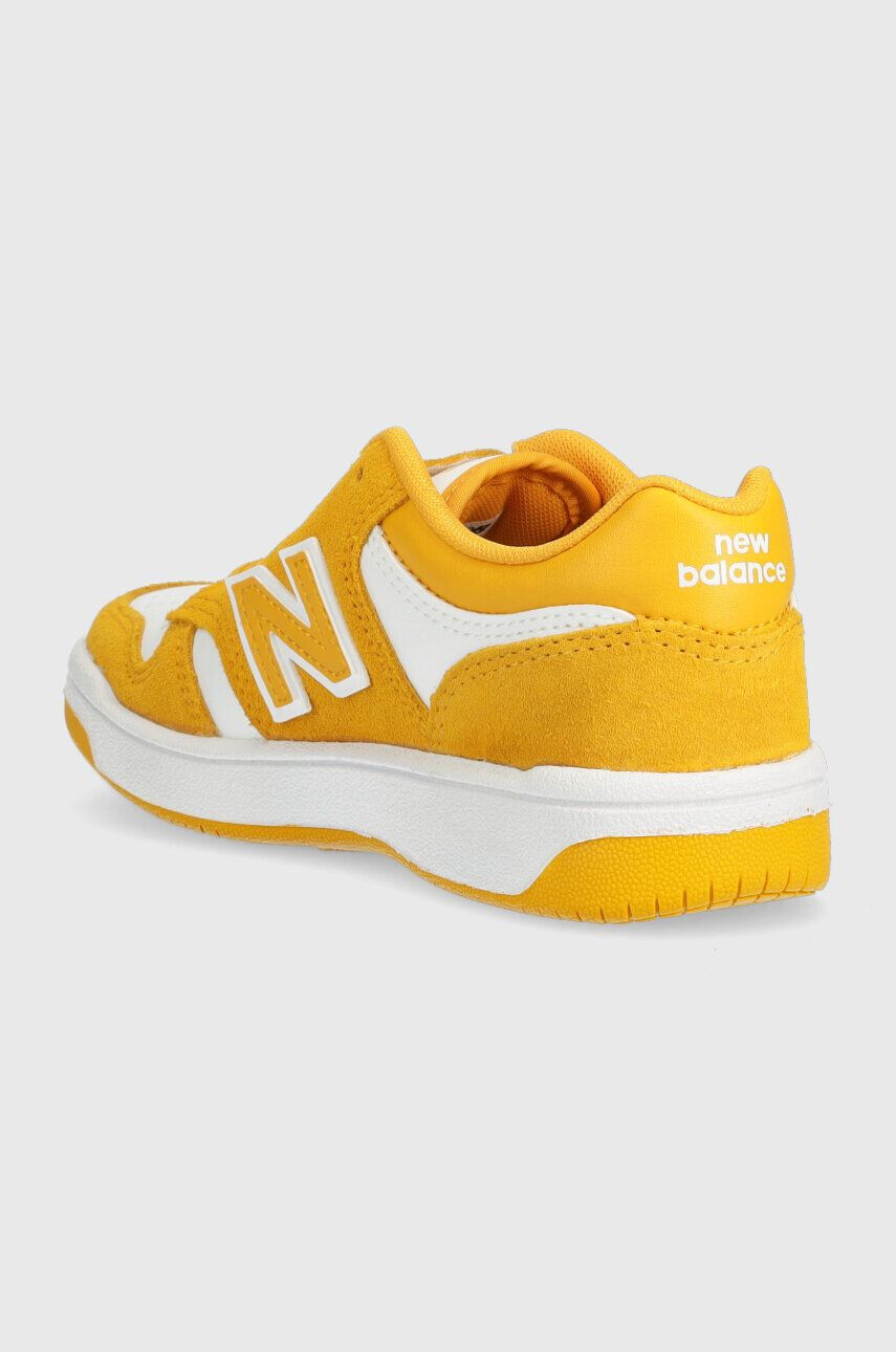 New Balance sneakers pentru copii PHB480WA culoarea galben - Pled.ro