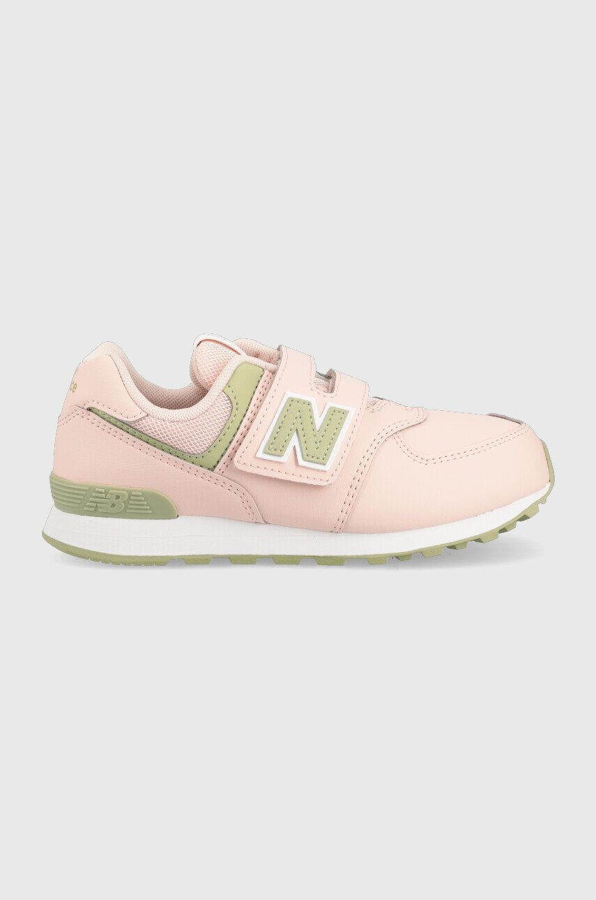 New Balance sneakers pentru copii Pv574ct1 culoarea roz - Pled.ro