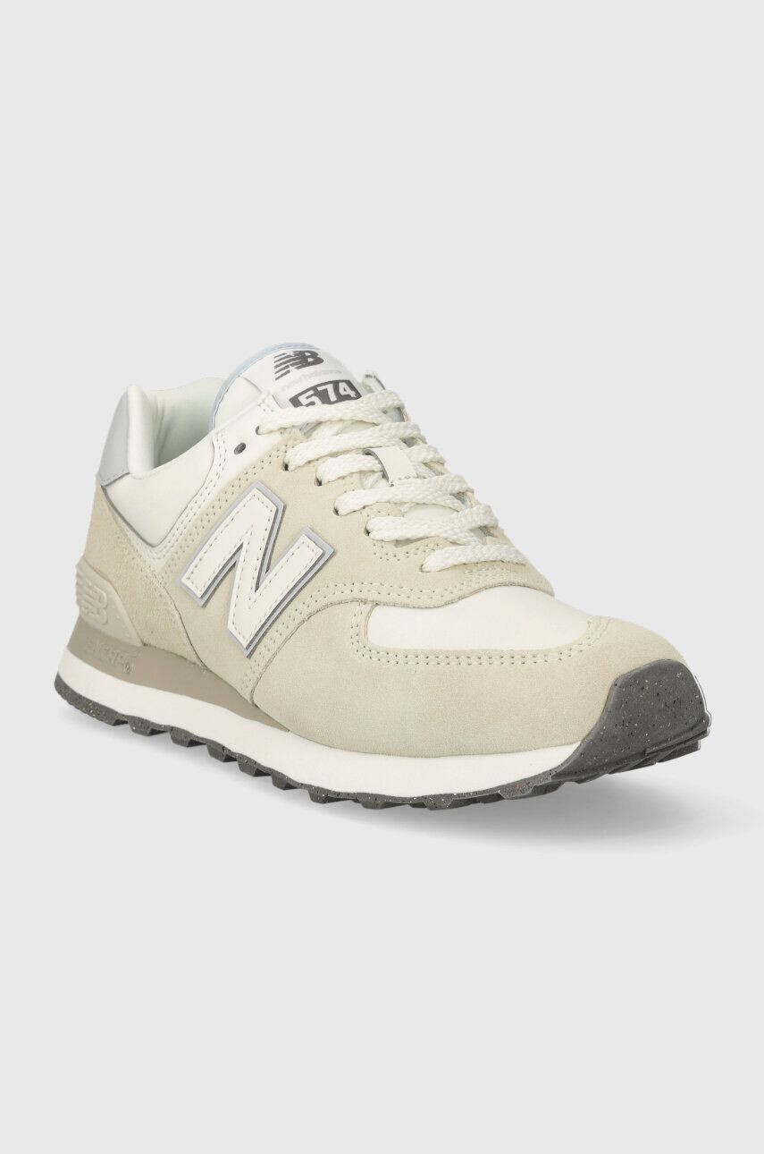 New Balance sneakers WL574AA2 culoarea bej - Pled.ro