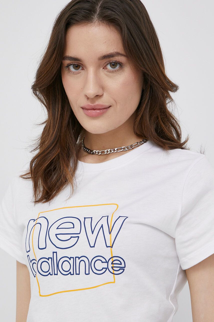 New Balance tricou WT21801WT - Pled.ro