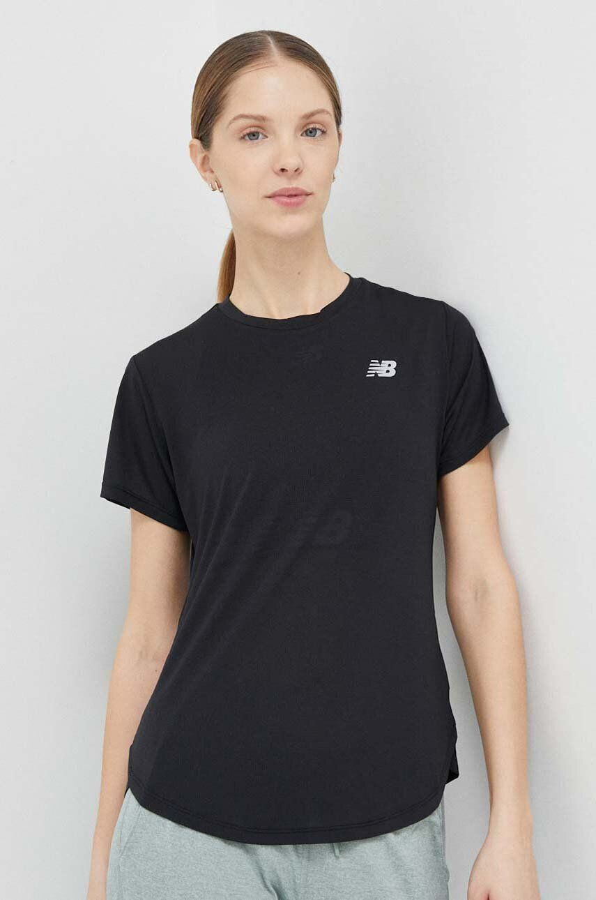 New Balance tricou de alergare Accelerate culoarea negru - Pled.ro