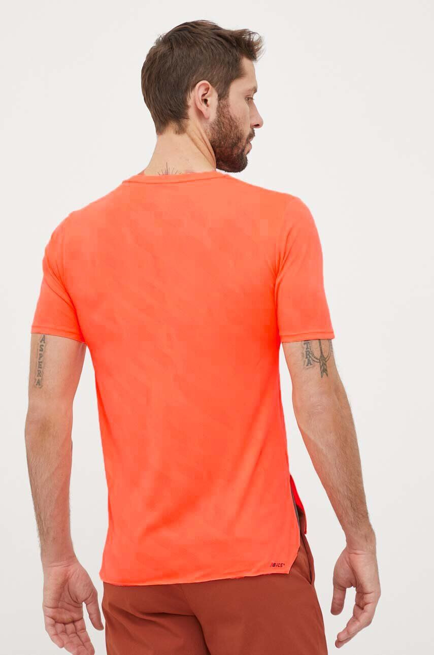 New Balance tricou de alergare Q Speed culoarea rosu - Pled.ro