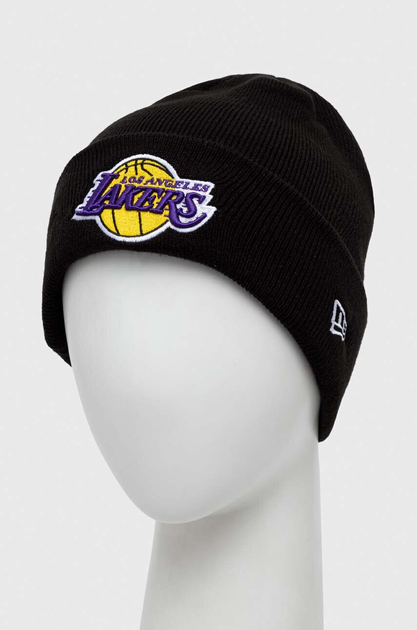 New Era caciula culoarea negru LOS ANGELES LAKERS - Pled.ro