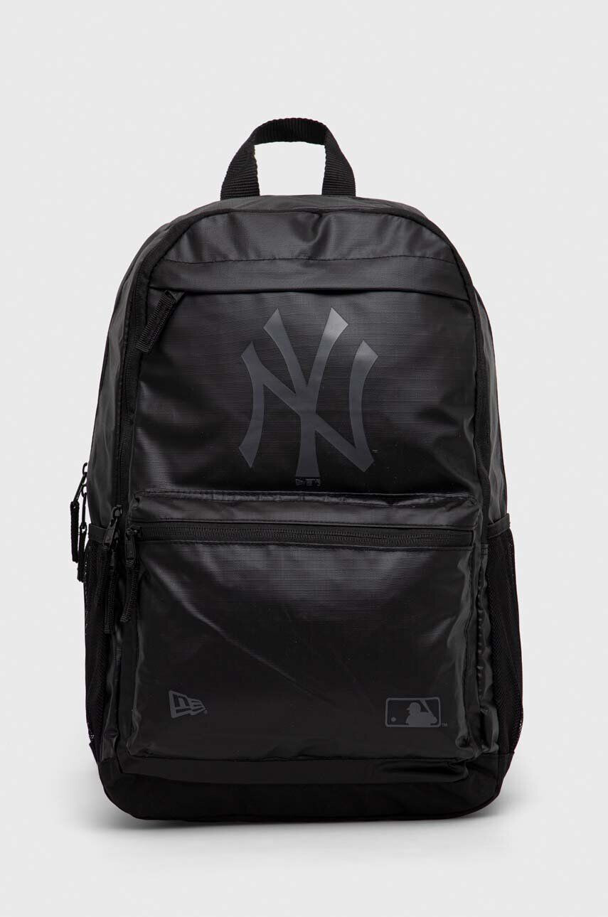 New Era rucsac culoarea negru mare cu imprimeu NEW YORK YANKEES - Pled.ro