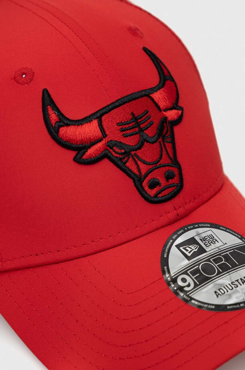 New Era șapcă culoarea rosu cu imprimeu CHICAGO BULLS 60298608.FDR-FDR - Pled.ro