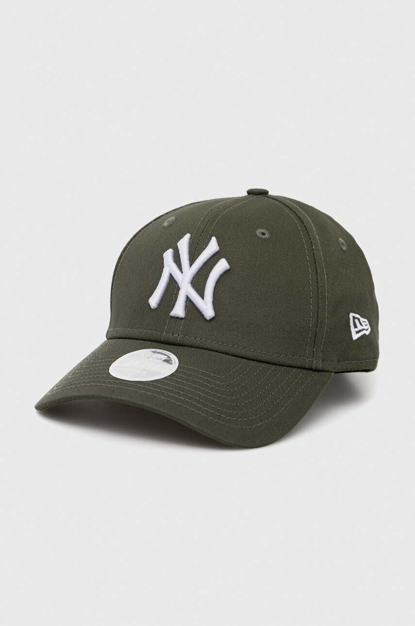 New Era sapca culoarea verde cu imprimeu NEW YORK YANKEES - Pled.ro